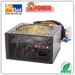 acbel ipower 560 (510w true) black 12cm fan intelligent oem imags